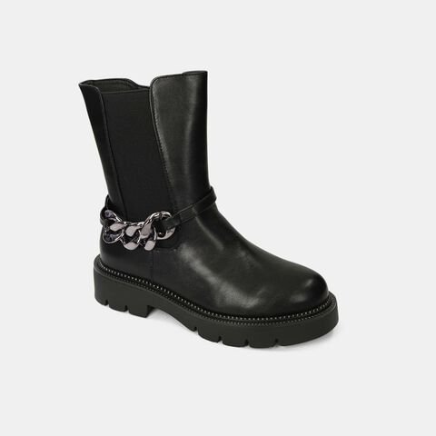 Botines Para Mujer Bata Red Label Negro Jerry Palermo, 